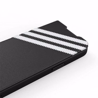 Adidas OR knygelės tipo dėklas PU iPhone 13 Pro / iPhone 13 – juodas ir baltas