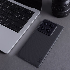 Nillkin Super Frosted Shield Pro Magnetinis dėklas telefonui Xiaomi 14 Pro - juodas