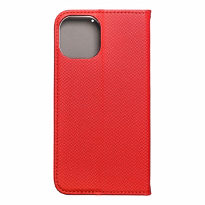 SMART Dėklas telefonui Knyga IPHONE 15 raudonas