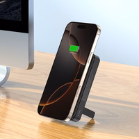 Wozinsky WLWP-10KA0Y3S 22.5W PD Qi2 10000mAh su stovu Išorinė baterija (f) - juoda