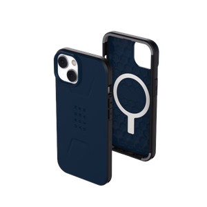 UAG Civilian Magnetinis dėklas telefonui iPhone 14 Plus - mėlynas