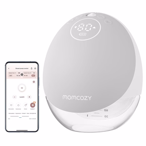 Momcozy M9 Breast pump with app control – Single set Gray