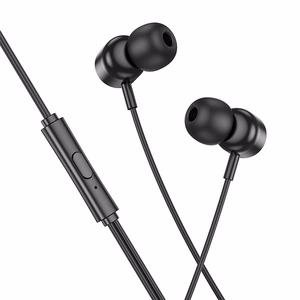 Проводные наушники-вкладыши USB C Hoco M122 чёрные