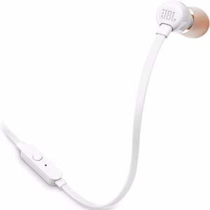 Laidinės ausinės su 3,5 mm jungtimi JBL T110 baltos