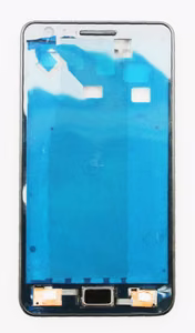 Rėmelis ekranui Samsung i9100 S2 su Home mygtuko šleifu juodas ORG