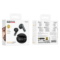 Borofone TWS Bluetooth Ausinės FQ12 Nice juodos