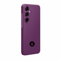 Telefono Dėklas "Silicone Cover" Samsung S921 S24 / Slyvos / pakuotėje