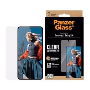 PanzerGlass apsauginis stikliukas Samsung Galaxy S26 UWF su EasyAligner