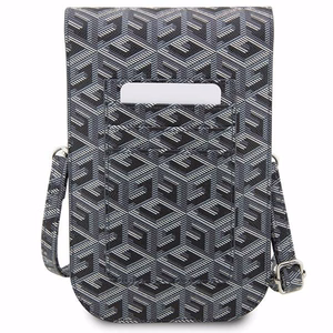 Guess rankinė GUWBHGCFSEK juoda GCube Stripe