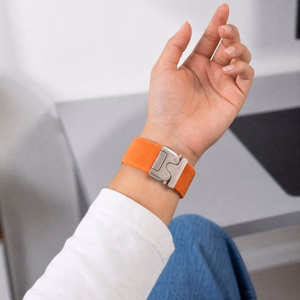Tech-Protect Nylon Clasp dirželis, skirtas „Samsung Galaxy Watch 40/44/46 mm“ – oranžinis