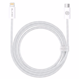 Blavec Kabelis Candy pintas - Type C į Lightning - PD 20W 2,4A 1 metras Apple CarPlay (CCA-CL24W10) baltas