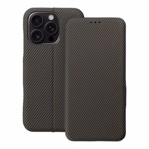 FOLIO Side Magnet dėklas telefonui (m) skirtas IPHONE 16 PRO MAX - rudas