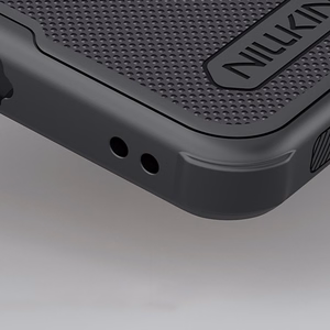 Nillkin Super Frosted Shield Pro Magnetic Dėklas suderinamas su MagSafe for Samsung Galaxy S26 - juodas