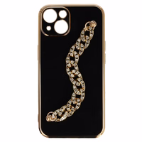 Madingas dėklas telefonui Iphone 13 dizainas 4 juoda