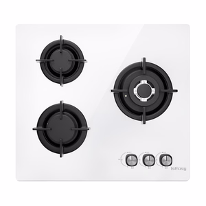 ISEASY MGBG-603 газовая варочная панель, 3 конфорки (белая)