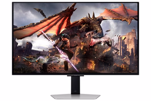 Samsung G80SD monitorius 81,3 cm (32") 3840 x 2160 pikselių 4K Ultra HD OLED sidabrinis