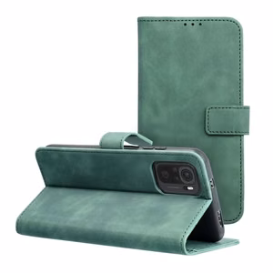 TENDER knygos tipo dėklas telefonui XIAOMI Redmi Note 11 / 11S žalias