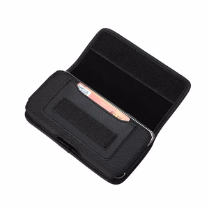 Horizontalus universalus dėklas OXFORD modelis 3 IPHONE 11 / 11 PRO / 12 / 12 PRO / 13 / 13 PRO / SAMSUNG A10 / A41 / A50 / A51 / HUAWEI P30 LITE / P40 / P8 / P9 LITE juodas