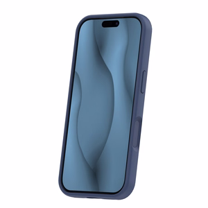 Silikoninis Thin Mag dėklas for iPhone 17 Pro 6,3" tamsiai mėlynas