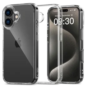 Tech-Protect FlexAir Hybrid dėklas telefonui iPhone 16 - skaidrus