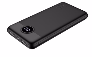 VEGER išorinė baterija 10000 mAh PD QC3.0 2A 20W L10S (W1105PD) juoda