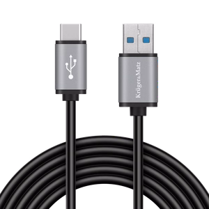 Kruger&Matz Basic USB 3.0 kištukas – USB-C kištukas kabelis, 5 Gbps, 1 m