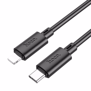 Кабель USB C to Lightning Hoco PD 2,4A 20W 1 м X88 чёрный