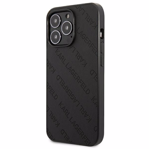 Karl Lagerfeld Perforuotas dėklas telefonui iPhone 13 Pro Max 6.7" - juodas