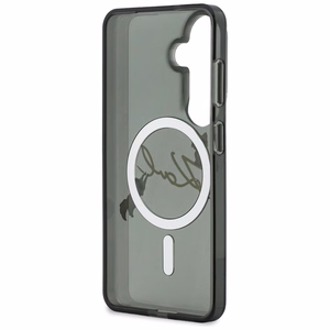 Karl Lagerfeld dėklas IML KC Script MagSafe skirtas Samsung Galaxy S26 juodas
