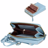 Megztas krepšys telefonui GCW01 mėlynas