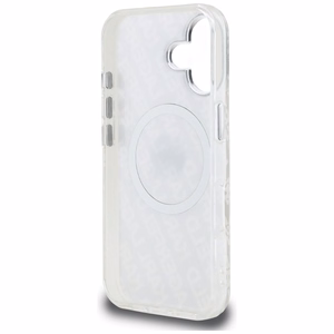 Karl Lagerfeld IML Karl Head Logo MagSafe dėklas iPhone 16 - pilkas