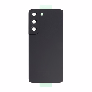 Galinis dangtelis Samsung S22 5G S901 Phantom Juodas (su kameros stikliuku) OEM