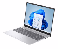 HP OmniBook 5 AI 16-af1219nw Intel Core Ultra 5 225U nešiojamas kompiuteris 40,6 cm (16") 2K 16 GB LPDDR5x-SDRAM 512 GB SSD Wi-Fi 6E (802.11ax) Windows 11 Home AI PC sidabrinis