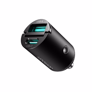 Automobilinis įkroviklis Joyroom JR-CCN18 USB-C/USB-A 65W juodas