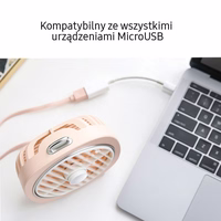 USAMS Ventiliatorius su lempa rožinis/pinkZB65FS1 (US-ZB065)