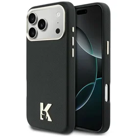 KARL LAGERFELD case for IPHONE 17 Pro Max compatible with MagSafe KLHMP17X5PGFKHGK (PU FW W/ KHead Logo) black