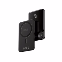 "Forever" belaidis maitinimo šaltinis MATB-200 20W PD 5000 mAh magnetinis juodas