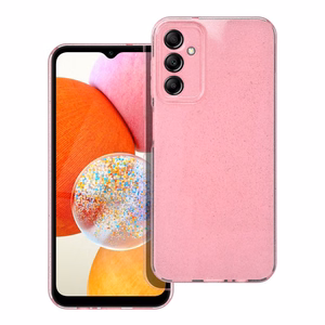 Skaidrus dėklas 2 mm Blink Samsung A14 5G / A14 4G rožinis
