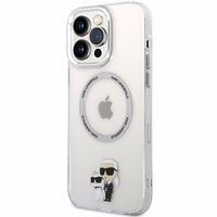 Karl Lagerfeld KKLHMP13XHNKCIT iPhone 13 Pro Max 6.7" hardcase permatomas Iconic Karl&Choupette Magsafe