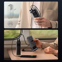 Cuktech CKPB100PGLBL 150W 10000mAh USB-C USB-A - juoda