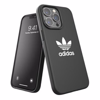 Adidas OR silikoninis dėklas iPhone 13 Pro / iPhone 13 - juodas