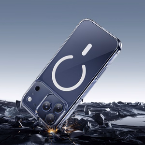 Borofone dėklas BI5 Ice Shield Magnetic Iphone 17 Pro Max skaidrus