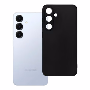 Minkštas dėklas telefonui SAMSUNG S25 juodas