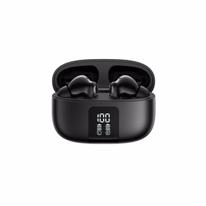 Joyroom Funpods JR-FN3 TWS Bluetooth belaidės į ausis įstatomos ausinės, juodos