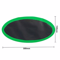 11L PVC atsparus vandeniui krepšys - žalias