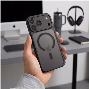 Tech-Protect BasicMag MagSafe dėklas, skirtas iPhone 17 Pro / 18 Pro, matinis juodas