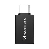 Wozinsky W10GY1S USB-C - USB-A 3.2 10Gb/s adapteris - juodas