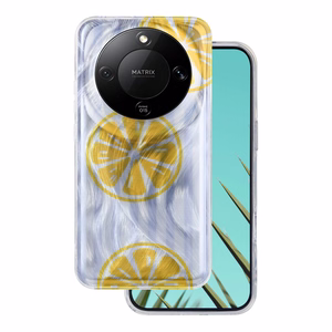 Ultra Trendy Summer dėklas Honor X70 / X9D / Magic 8 lite citrinos spalvos