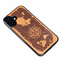 Bewood dėklas for iPhone 16 Plus 6,7" Compass Merbau