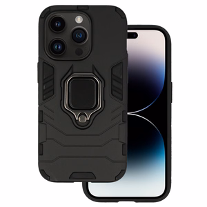 Ring Armor dėklas telefonui iPhone 14 Pro Max - juodas